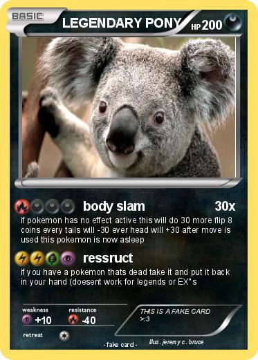 Pokemon LEGENDARY PONY