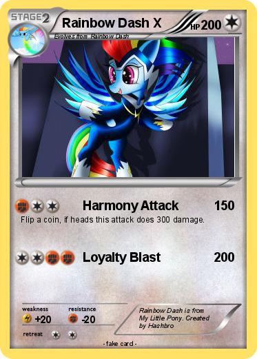 Pokemon Rainbow Dash X