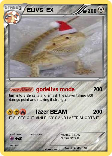 Pokemon ELIVS  EX