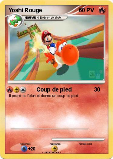 Pokemon Yoshi Rouge