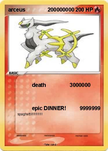 Pokemon arceus               200000000