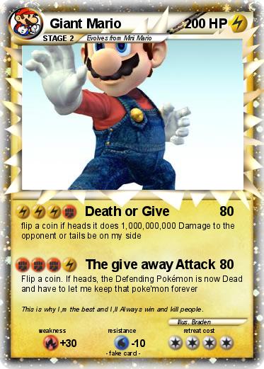 Pokemon Giant Mario