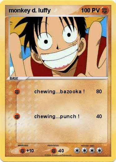 Pokemon monkey d. luffy