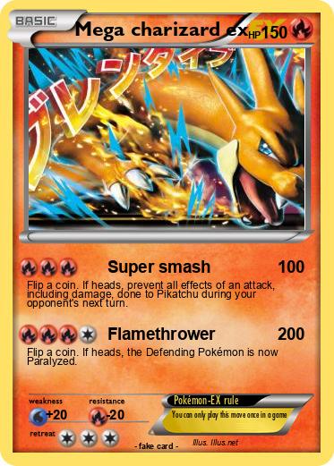 Pokemon Mega charizard ex