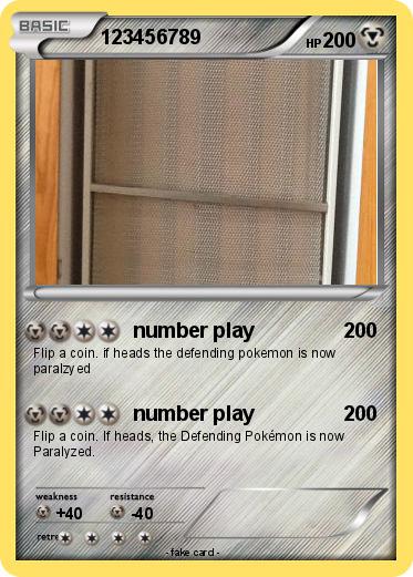 Pokemon 123456789