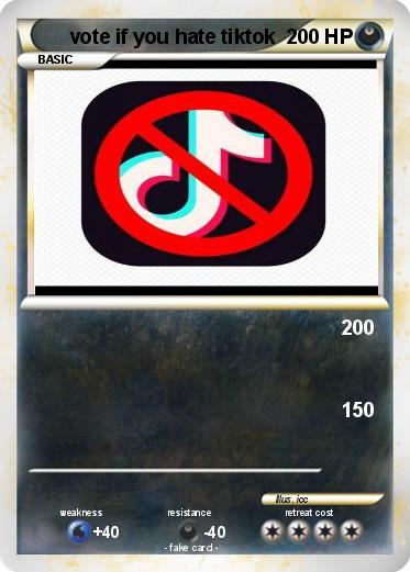 Pokemon vote if you hate tiktok