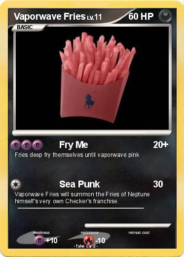 Pokemon Vaporwave Fries