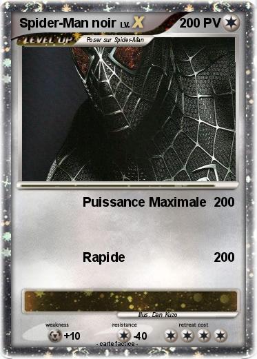 Pokemon Spider-Man noir