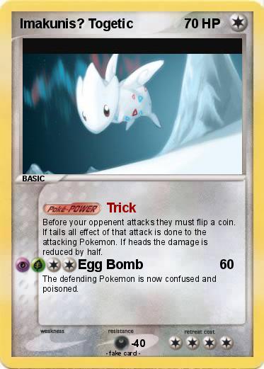 Pokemon Imakunis? Togetic