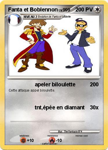 Pokemon Fanta et Boblennon