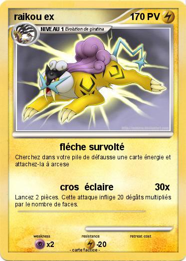 Pokemon raikou ex