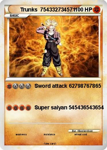 Pokemon Trunks  754332734571