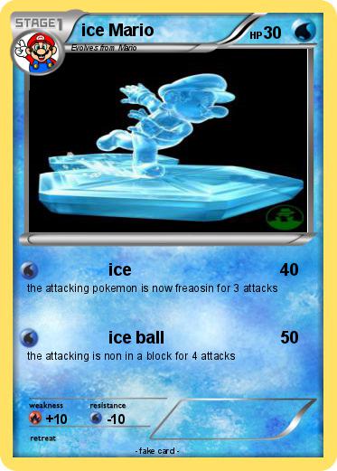 Pokemon ice Mario