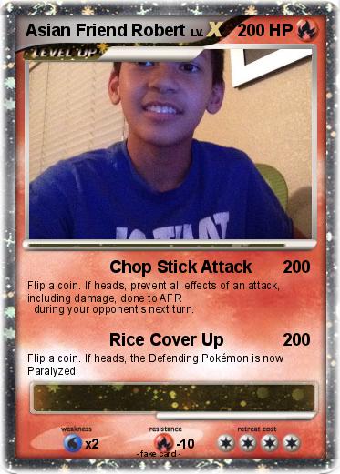 Pokemon Asian Friend Robert
