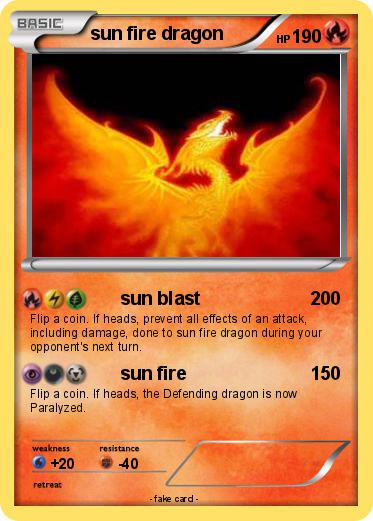 Pokemon sun fire dragon