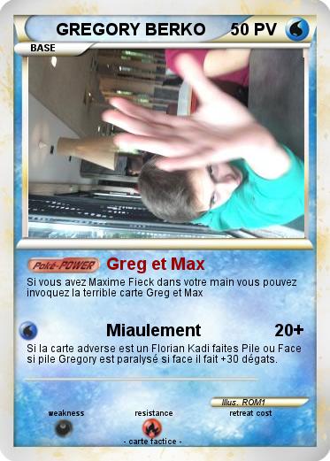 Pokemon GREGORY BERKO
