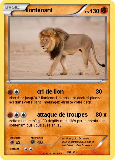 Pokemon liontenant