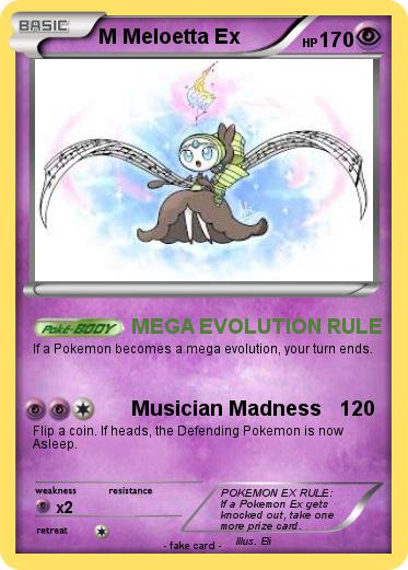 Pokemon M Meloetta Ex