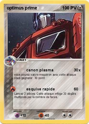 Pokemon optimus prime