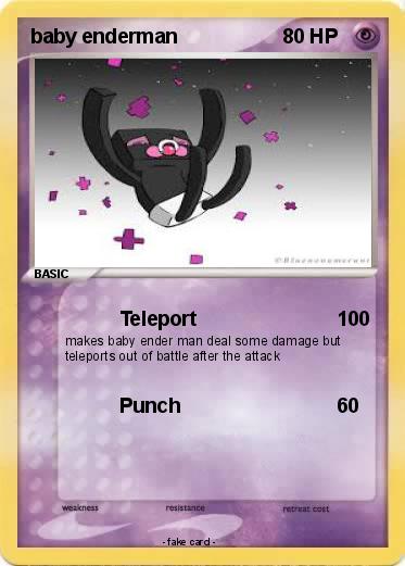 Pokemon baby enderman