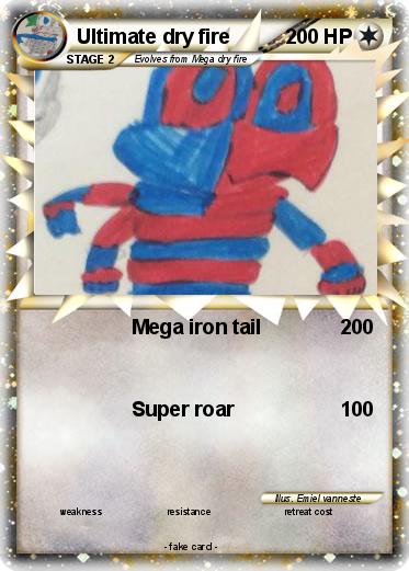 Pokemon Ultimate dry fire