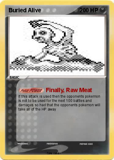 Pokemon Buried Alive