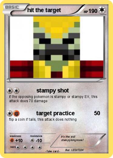 Pokemon hit the target