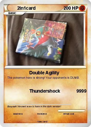Pokemon 2In1card