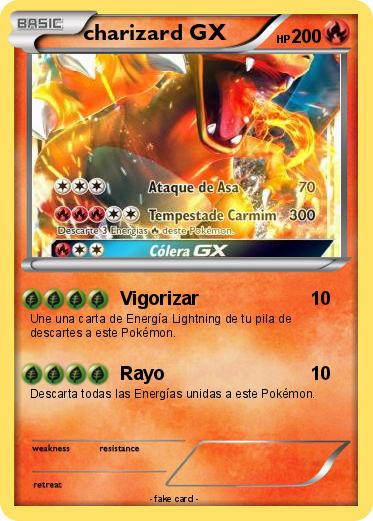 Pokemon charizard GX