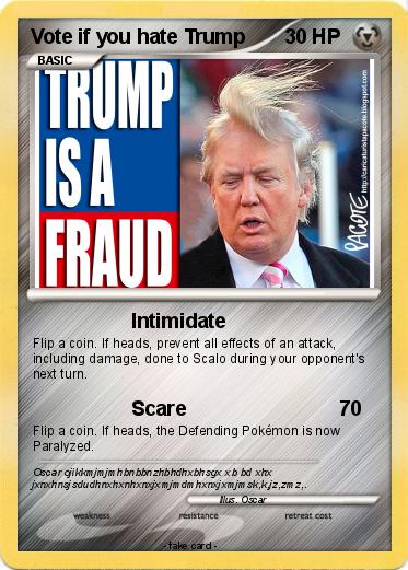 Pokemon Vote if you hate Trump