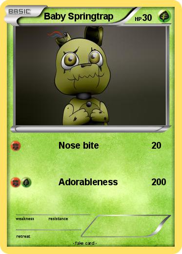 Pokemon Baby Springtrap