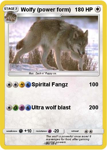 Pokemon Wolfy (power form)