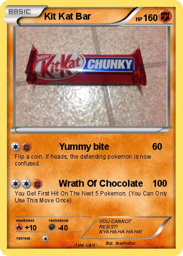 Pokemon Kit Kat Bar