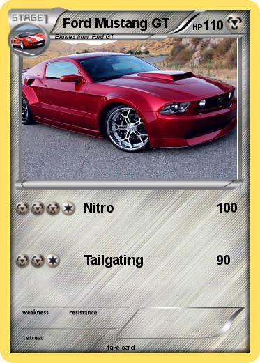 Pokemon Ford Mustang GT