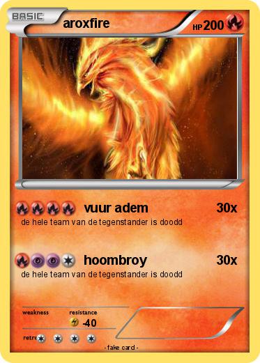 Pokemon aroxfire