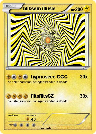 Pokemon bliksem illusie