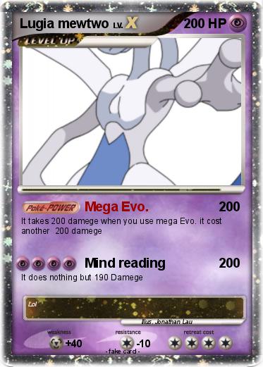 Pokemon Lugia mewtwo
