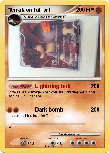 Pokemon Terrakion full art