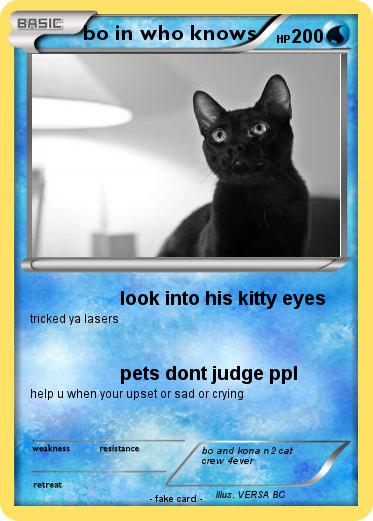 Pokemon bo in who knows