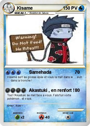 Pokemon Kisame