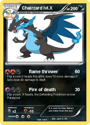Pokemon Chairzard lvl.X