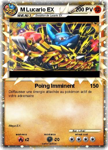 Pokemon M Lucario EX