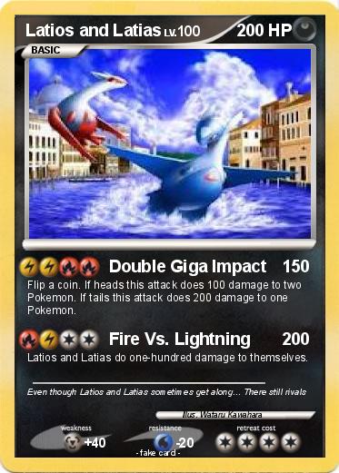 Pokemon Latios and Latias