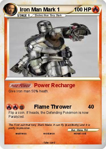 Pokemon Iron Man Mark 1