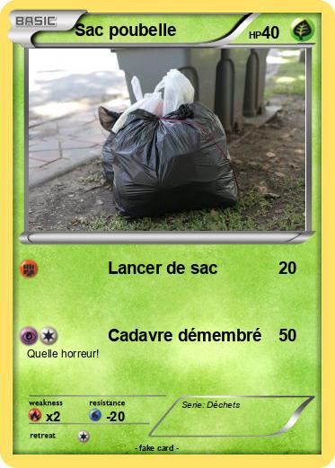Pokemon Sac poubelle