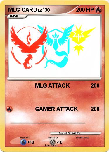 Pokemon MLG CARD