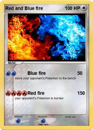Pokemon Red and Blue fire