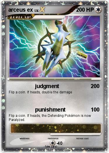 Pokemon arceus ex