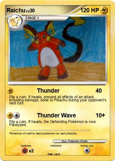 Pokemon Raichu