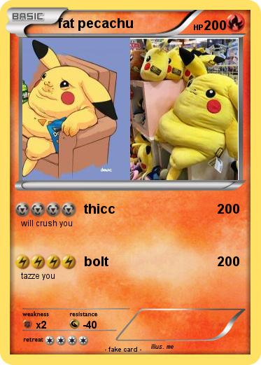Pokemon fat pecachu